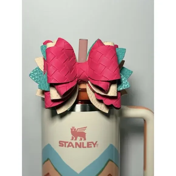 Stanley 2025 Easter Egg-cellence Cream Pastel 40oz Tumbler BNWT + Custom Bow - Picture 3 of 10